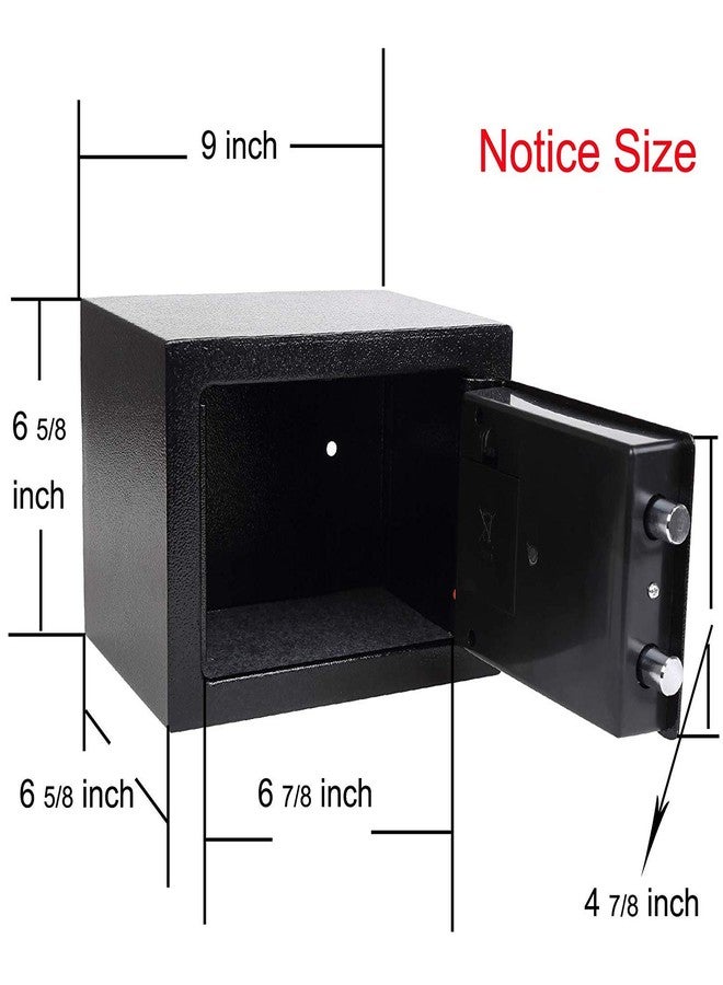 SToK (ST-ES1723-B) Small Electronic Safe - Secure Locker for Home and Office | Size: 23x17x17 cm | Keep Your Valuables Safe! - Black (1 Year Offsite Warranty) - Image 3